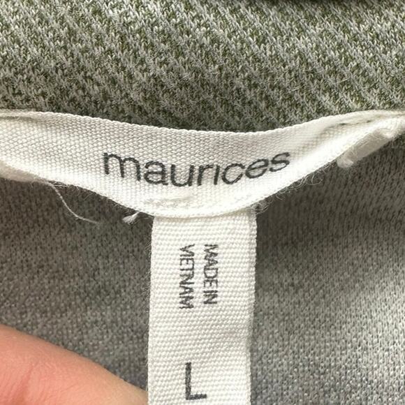 Maurice’s Sage Cardigan Blazer Large, Cozy Officewear, Layering Piece - Picture 3 of 5